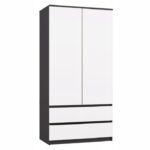 MALWA SS-90 wardrobe  anthracite/white