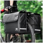 Bicycle Double Pannier Bag West Biking  36l black - imagine 6