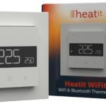 Termostat Heatit WiFi6 White RAL 9003 Wi-Fi Thermostat 3600W 16A