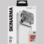 Camera Lens Glass Skinarma Sonix Full Aluminium for iPhone 17 Pro Max silver - imagine 4