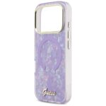 Etui Guess IML Shell Script Metal         MagSafe do iPhone 17 Pro Max fioletowy - imagine 6