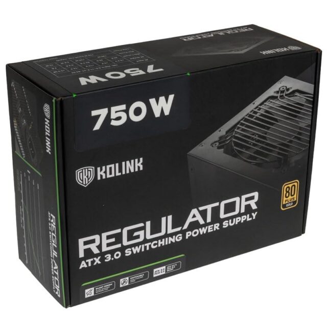 Kolink Regulator 80 PLUS Gold PSU  ATX 3.0  PCIe 5.0  modular - 750 Watts - imagine 6