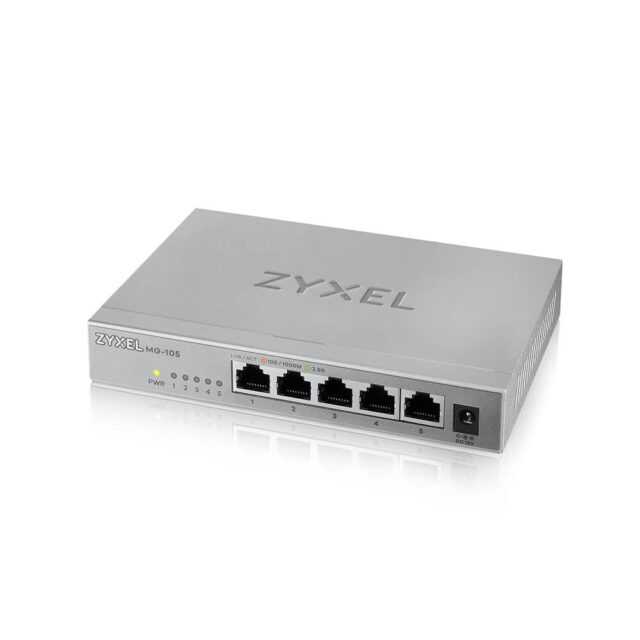 Zyxel XMG-105 Unmanaged 2.5G Ethernet (100/1000/2500) Grey - imagine 3