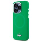 Lacoste LCHMP15XSMAN iPhone 15 Pro Max 6.7" estragon hardcase Silicone Croco Logo MagSafe - imagine 2