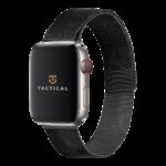Tactical 351 Loop Magnetický Kovový Řemínek pro Apple Watch 1/2/3/4/5/6/7/8/9/10/11/SE 42/44/45/46mm Black
