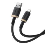 Baseus Dura Type A to IP 2.4A 2 m fast charging cable Black  Gold - imagine 3
