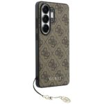 Case Guess 4G Classic Logo Charm MagSafe  for Samsung Galaxy S26 Ultra brown - imagine 3