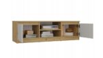 MALWA 120 TV cabinet  artisan oak/cashmere - imagine 6