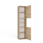 Topeshop S40 SONOMA bathroom storage cabinet Oak - imagine 4
