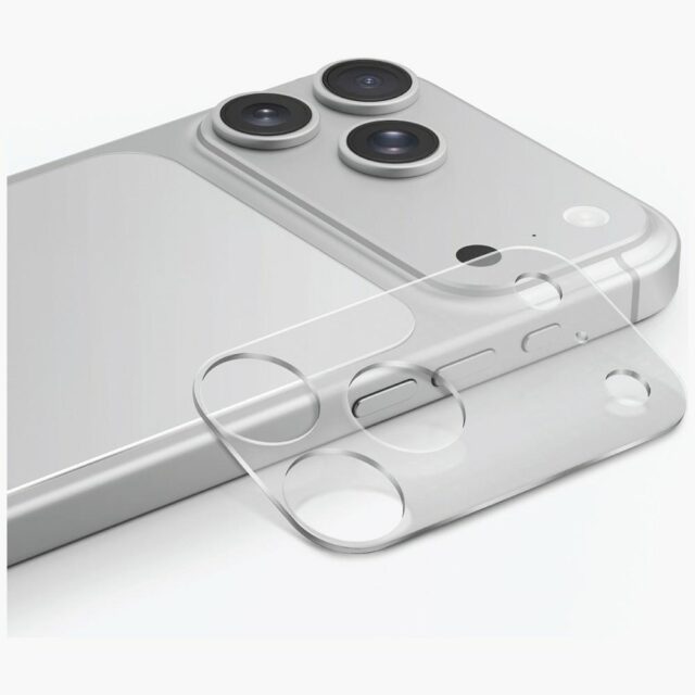 Ochrona modułu aparatu i tylnego panelu   UNIQ Optix Aeroshield+ Camera Module Protector do iPhone 17 Pro przezroczysty - imagine 5