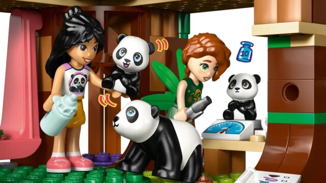 LEGO FRIENDS 42648 Panda Sanctuary Animal Care - imagine 8