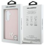 Case Karl Lagerfeld K Metal Logo MagSafe for Samsung Galaxy S26 pink - imagine 8
