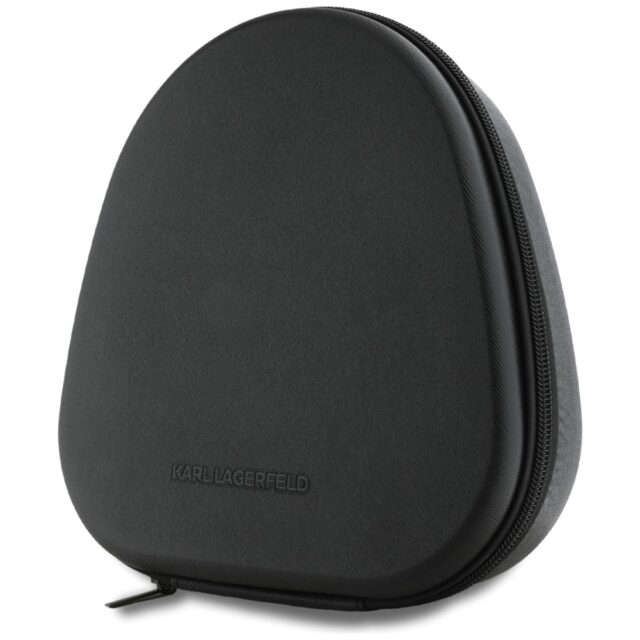 Over-Ear Headphones Karl Lagerfeld Saffiano Elongated Bluetooth ANC grey - imagine 5