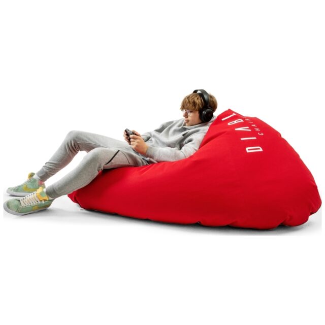 DIABLO gaming pouffe red - imagine 8