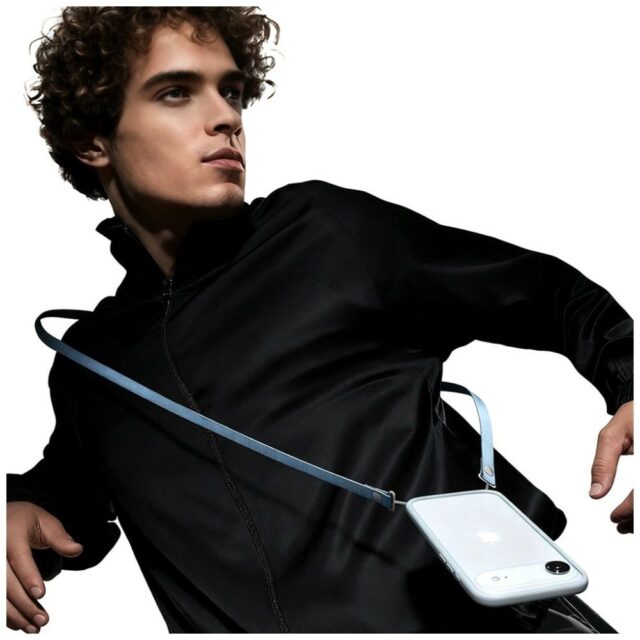 Phone lanyard Usams ZB360 1.08–2.08m light blue - imagine 8