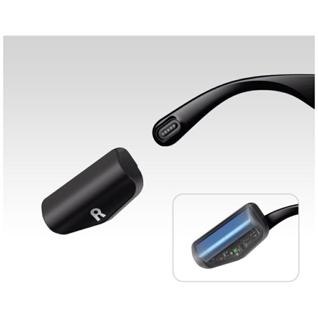 Charging capsules with Rokid Power Capsule case for Rokid AI glasses black - imagine 4