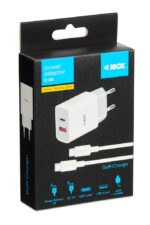 Wall charger iBOX C-36 GaN PD20W  white - imagine 6