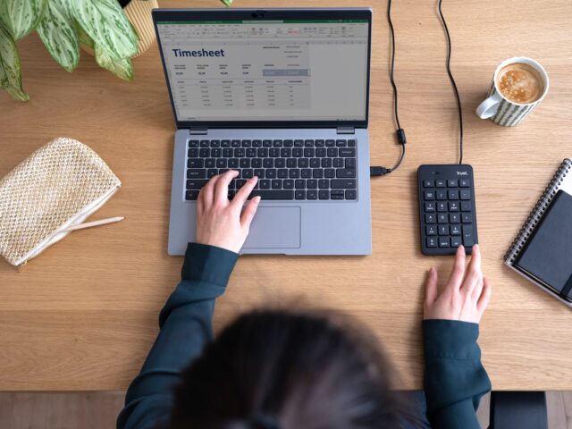 Trust 22221 numeric keypad Laptop/PC USB Black - imagine 6