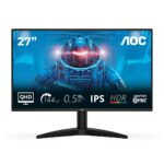 AOC | Q27B36X | 27   | IPS | QHD | 16:9 | 144 Hz | 4 ms | 2560 x 1440 pixels | 300 cd/m2 | HDMI ports quantity 1 | Black