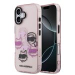 Karl Lagerfeld IML Multi K&CH Heads Zadní Kryt pro iPhone 17 Pink