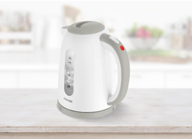 Concept RK2335 electric kettle 1.7 L 2200 W Grey  White - imagine 6