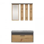 Topeshop GAR PARMA ANT/ART entryway cabinet - imagine 7