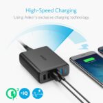 Anker PowerPort Speed 5  63W 5 Port USB Charger  Power Adapters with Quick Charge 3.0 - imagine 2