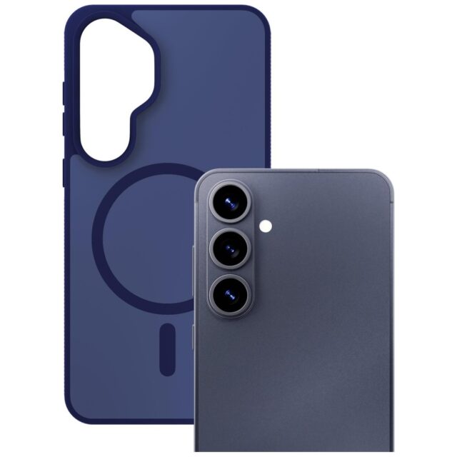 Etui 3MK Smoke MagCase do Samsung Galaxy S26+ niebieski - imagine 4