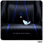 Gaming chair Diablo Chairs X-One 2.0 Normal Size black-blue - imagine 9