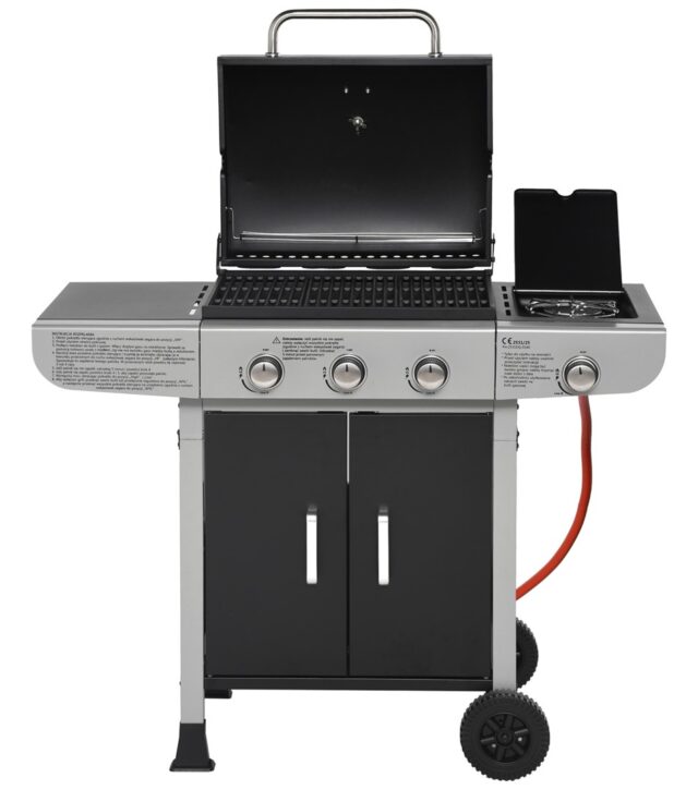 Ravanson GO-3 3-Burner Gas Grill 10 6 kW - imagine 3