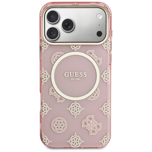 Etui Guess IML Peony Dot MagSafe do       iPhone 17 Pro Max różowy - imagine 3