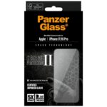 PanzerGlass Ceramic II Ultra-Wide Fit EasyAligner iPhone 17 / 16 Pro - imagine 5