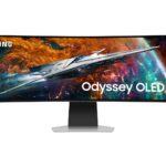 Samsung G95SC computer monitor 124.5 cm (49 ) 5120 x 1440 pixels Dual QHD OLED Silver