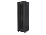 FLOOR-STANDING RACK CABINET 19  42U 600X600 BLACK PERFORATED LCD DOOR LANBERG (FLAT PACK) V2 - imagine 5