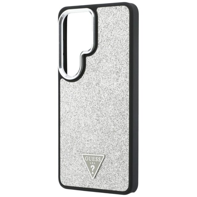Case Guess Fixed Glitter Triangle        MagSafe for Samsung Galaxy S26 Ultra silver - imagine 6