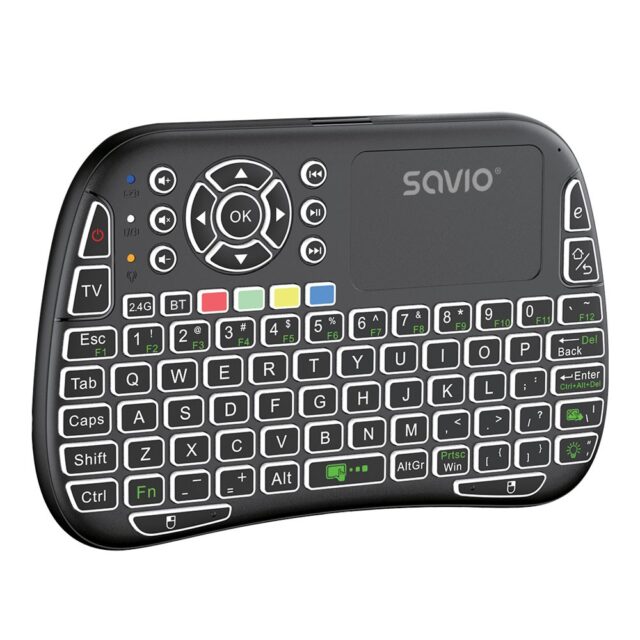 Savio SAVMKW-04 mobile device keyboard QWERTY US English USB Type-C Black - imagine 3