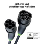 Green Cell EVKABGC02 electric vehicle charging cable Black Type 2 3 7 m - imagine 4