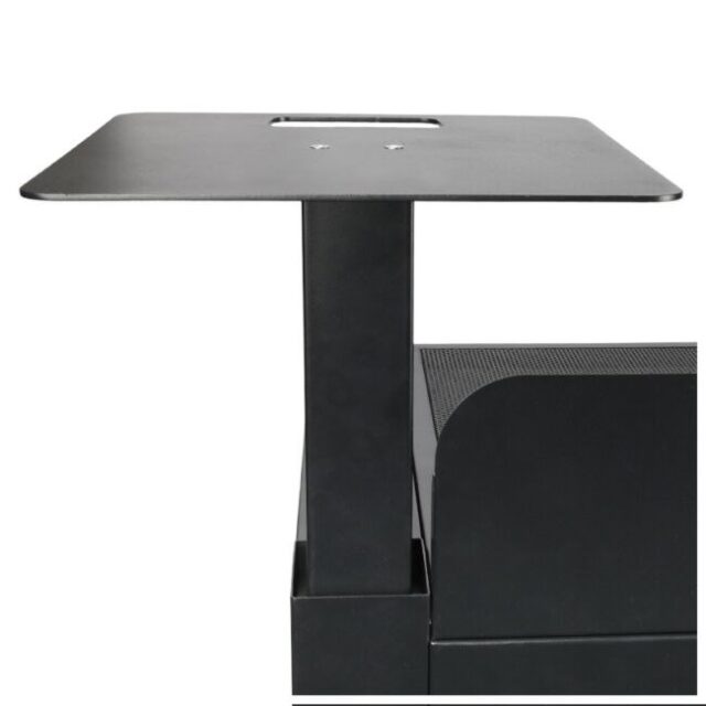 DJ BOOTH BK - Stół stanowisko DJ  podświetlana tablica LED RGB  pilot  długopisy  pokrowiec - imagine 6