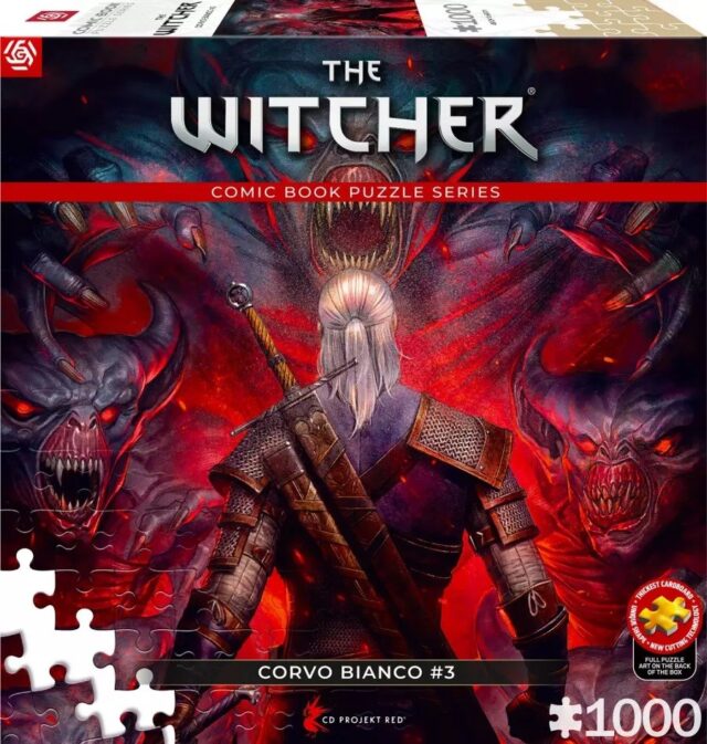 Good Loot Comic Book Puzzle: The Witcher (Wiedźmin) Corvo Bianco  1000 elementów - imagine 2