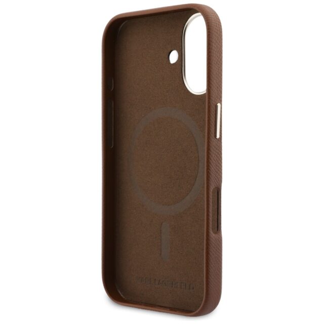 Case Karl Lagerfeld Karl Head Logo       MagSafe for iPhone 17 brown - imagine 7
