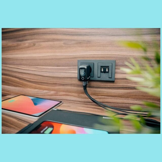 Verbatim Mini GaN mains charger 65W 2xUSB-C PD/1x USB-A QC EU/UK/USA adapter black 30238 - imagine 4