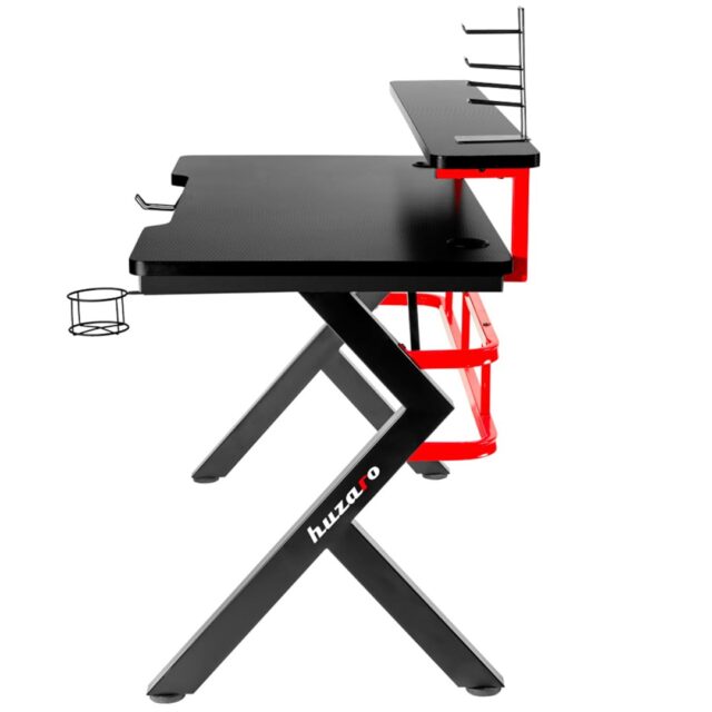 Huzaro Hero 5.0 computer desk Black  Red - imagine 2