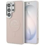 Case Karl Lagerfeld Embossed Ring RSG    Logo MagSafe for Samsung Galaxy S26 Ultra pink - imagine 2