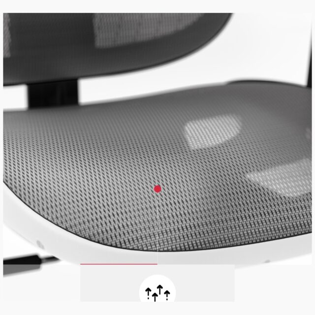 Ergonomic chair Diablo Chairs V-Basic white-gray - imagine 5