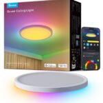 Govee H80A1 12inch RGBWW + RGBIC Round Smart Ceiling Light | Lampa sufitowa LED | 2400lm  2200K-6500K  2.4GHz Wi-Fi + Bluetooth