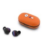 Headphones Bluetooth TWS BMW M Metal Logo ENC orange