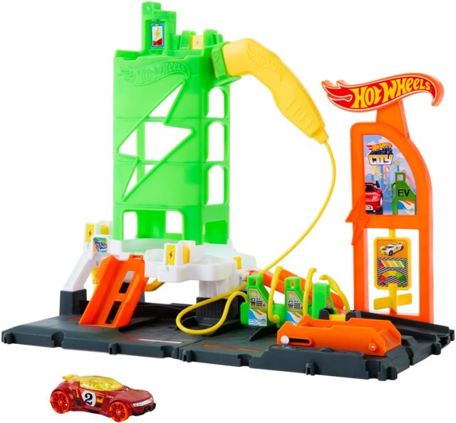 Mattel Hot Wheels City Super Car Charging Station HTN79 - imagine 2