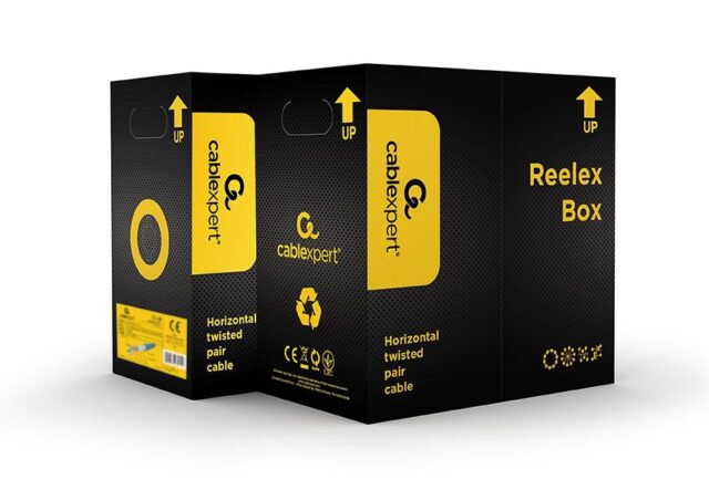 Gembird UPC-5004E-SOL-B networking cable Blue 305 m Cat5e U/UTP (UTP) - imagine 3