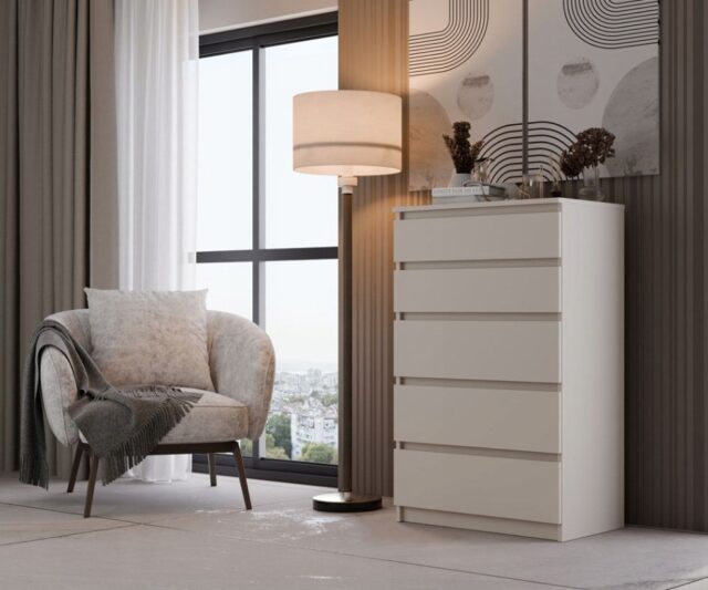 MALWA M5 CHEST OF DRAWERS  KASHMIR COLOUR - imagine 4