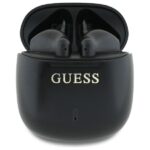 Guess Bluetooth headphones GUTWSJ14ESGK TWS + docking station black/black Printed Classic Logo